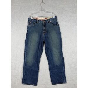 Triple Five Soul Jeans Men 36 X 32 Blue Loose Baggy 90s Y2K